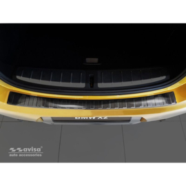 Echt 3D Carbon Achterbumperprotector passend voor BMW X2 F39 M-Pakket 2018-