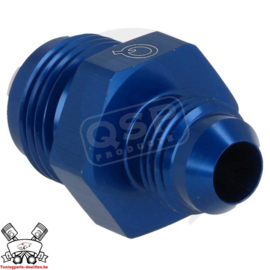 Aluminium verloop adapter male / male D10-06 Blauw