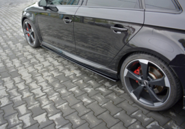 Maxton Design SIDESKIRTS DIFFUSERS AUDI RS3 8V FL SPORTBACK Gloss Black