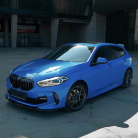 Oneway Set Sideskirts passend voor BMW 1-Serie F40 M-Pack/M135i 2019- - Glanzend zwart