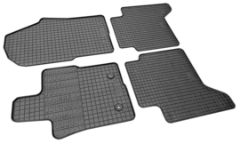 Rubber matten passend voor Volkswagen Amarok 2022- & Ford Ranger II 2022- (4-delig + montagesysteem)