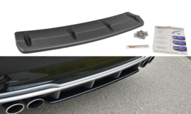 Maxton Design CENTRALE ACHTERSPLITTER AUDI S3 8V FL SEDAN Gloss Black