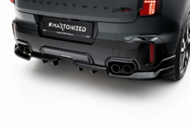 Maxton Design Achtersplitter (met verticale stangen) Mini Countryman JCW U25