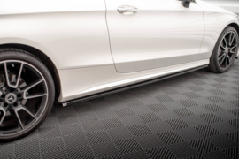 Maxton Design Zijskirts Diffusers Mercedes-Benz C Coupé AMG-Line C205 Facelift