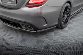 Maxton Design Achtersplitter (met verticale stangen) Mercedes-AMG C63 Sedan / Estate W205 Facelift