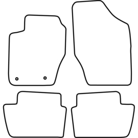 Automatten passend voor Peugeot 307 2001-2009
