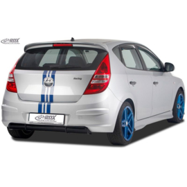 Achterskirt 'Diffusor' passend voor Hyundai i30 (FD/FDH) 2007-2010 (ABS zwart glanzend)