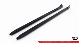 Maxton Design SIDESKIRTS DIFFUSERS V.4 AUDI A4 / A4 S-LINE / S4 B8 Gloss Black