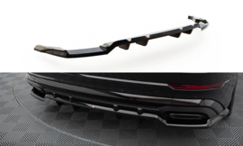 Maxton Design Achtersplitter (met verticale spijlen) Audi SQ8 / Q8 S-Line Mk1 Facelift