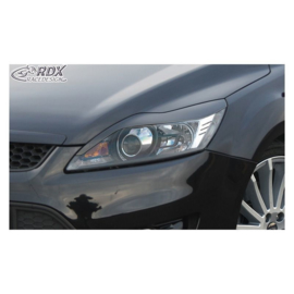 Koplampspoilers passend voor Ford Focus II Facelift 2008-2011 (ABS)