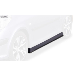Sideskirts passend voor Peugeot 1007 2005- 'Edition' (ABS)