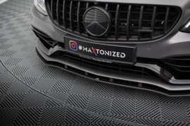 Maxton Design Street Pro Frontsplitter Mercedes-AMG C63 Sedan / Estate W205 Facelift