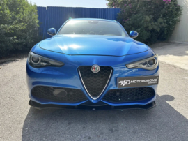 Motordrome Voorspoiler passend voor Alfa Romeo Giulia Veloce 2015- (ABS Glanzend zwart)