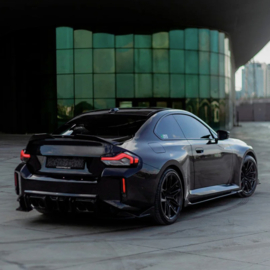 Oneway Set Sideskirts passend voor BMW M2 G87 Coupe 2023- - Glanzend zwart