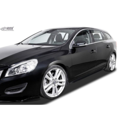 Sideskirts 'Slim' passend voor Volvo V60/S60 2010-2013 (ABS zwart glanzend)