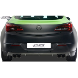 Achterskirt 'Diffusor' passend voor Opel Astra J GTC 2009-2015 excl. OPC (tbv dubbele uitlaat) (PUR)