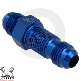 Aluminium bulkhead recht D10 Blauw