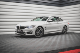 Maxton Design FRONT SPLITTER V.2 voor V.2 BMW 4 Coupé / Gran Coupé / Cabrio M-Pack F32 / F36 / F33