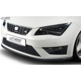 Voorspoiler passend voor Seat Leon 5F SC/5-deurs/ST FR/Cupra 2013-2020 (ABS zwart glanzend)