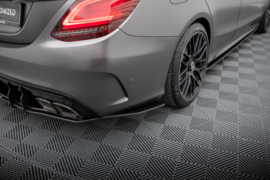 Maxton Design Street Pro Achterzijde Splitters Mercedes-AMG C63 Sedan / Estate W205 Facelift