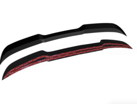 Motordrome Dakspoiler (Spoiler Cap) passend voor Audi A3 (8Y) Sportback S-Line / S3 / RS3 2020-2024 incl. Facelift 2024- (ABS Glanzend zwart)