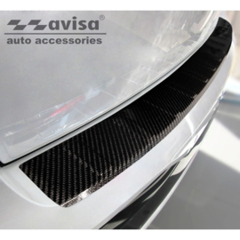 Echt 3D Carbon Achterbumperprotector passend voor BMW X7 (G07) 2019- met M-Pakket 'Ribs'