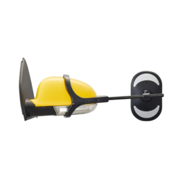 Set Emuk Caravanspiegels passend voor Volkswagen Eos 2005-2010/Golf V 2003-2008/Golf VI 2009-2013/Golf Plus/Jetta 2005-2010/Passat 3BG 2003-2005/Sharan 2003-2010 & Seat Alhambra 2005-2009 & Skoda Superb I 2001-2008