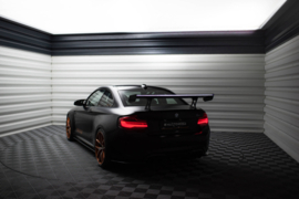 Maxton Design Carbon Spoiler Met Interne Beugels Staanders + LED BMW M2 F87