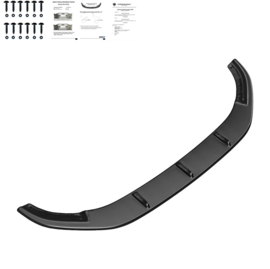 Oneway Voorspoilerlip passend voor Volkswagen Golf VII HB/Variant R/R Line 2013-2016 – Versie 3 – Glanzend zwart