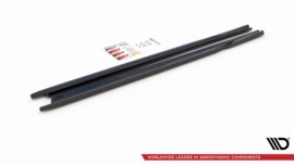 Maxton Design SIDESKIRTS DIFFUSERS SKODA FABIA MK3 Gloss Black