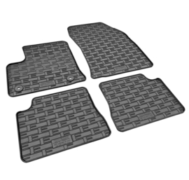 CIKCAR Rubber matten passend voor Jeep Avenger (Electric) 2023- & Fiat 600e 2023- & Alfa Romeo Junior (Electric) 2024- (4-delig + montagesysteem)