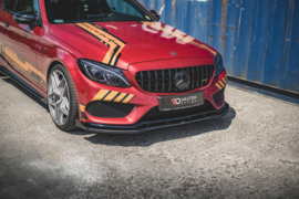 Maxton Design Street Pro Frontsplitter + Flaps Mercedes-AMG C43 Coupé C205