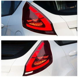 2009-2017 Ford Fiesta Hatchback LED-achterlichten Red
