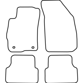 AutoStyle Automatten passend voor Chevrolet Aveo 2011-