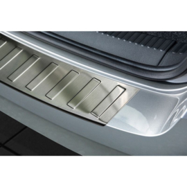 RVS Achterbumperprotector passend voor Skoda Fabia III Combi 2015-2018 'Ribs'