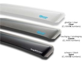 ClimAir Zijwindschermen Master Helder (achter) passend voor Audi A3 (8Y) Sportback 2020-