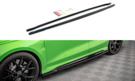 Maxton Design SIDESKIRTS DIFFUSERS AUDI RS3 8Y Gloss Black