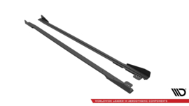 Maxton Design Street Pro Zijskirts Diffusers V.1 + Flaps Ford Mustang GT Mk6 Facelift
