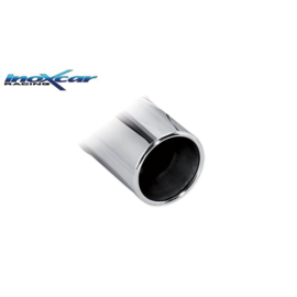 100% RVS Sportuitlaat passend voor Mini One Cabrio 1.6 98pk 2013- 1x80mm