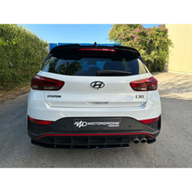 Dakspoiler (Spoiler Cap) passend voor Hyundai i30 III & N-Line 2017- (ABS Glanzend zwart)