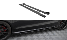 Maxton Design Street Pro Zijskirts Diffusers + Flaps Audi A5 / A5 S-Line / S5 Coupé / Cabrio 8T / 8T Facelift