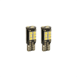 T-10 LED 15Q Lampen 12V Xenon-Optiek Wit, set à 2 stuks, met CAN-bus ondersteuning