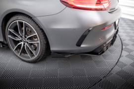 Maxton Design Street Pro Achterzijde Splitters + Flaps Mercedes-AMG C43 Coupé C205 Facelift