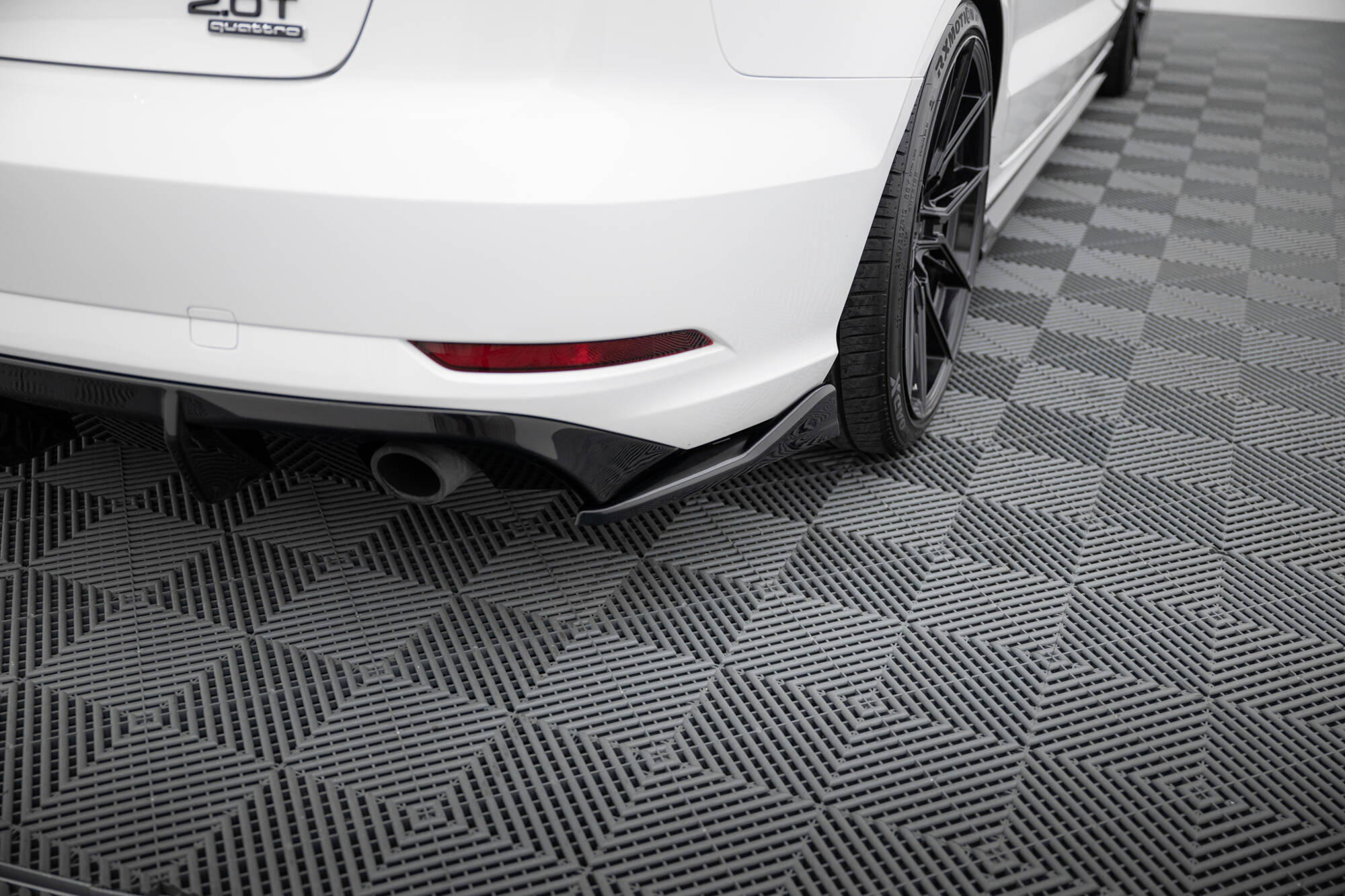 Maxton Design Achterzijde splitters V.2 Audi A3 Sedan 8V Facelift