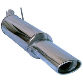 100% RVS Sportuitlaat passend voor Volkswagen Golf III 1.8 (90pk) -1999 120x80mm