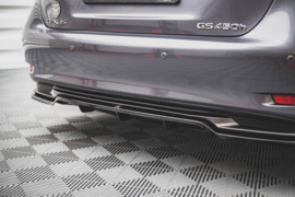 Maxton Design Achtersplitter (met verticale spijlen) Lexus GS F Sport Hybrid Mk4 (L10)