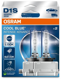 Osram Xenarc Cool Blue Intense NextGen Xenon lampen - D1S - 12V/35W - set à 2 stuks (max. 6200K)