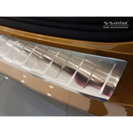 RVS Achterbumperprotector passend voor BMW X2 (F39) M-Pakket 2018- 'Ribs'