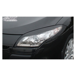 Koplampspoilers passend voor Renault Megane III 2008-2015 (ABS)