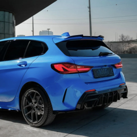 Oneway Achterbumperskirts (Hoeken) passend voor BMW 1-Serie F40 M-Pack/M135i 2019- - Glanzend zwart